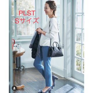 プラステ(PLST)のほぼ新品＊ブランド定番 PLST＊美シルエット*ウォームリザーブスティックパンツ(カジュアルパンツ)