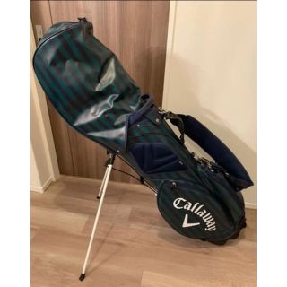 キャロウェイゴルフ(Callaway Golf)の美品 キャロウェイゴルフ STYLE STRIPE スタンドキャディバッグ(バッグ)