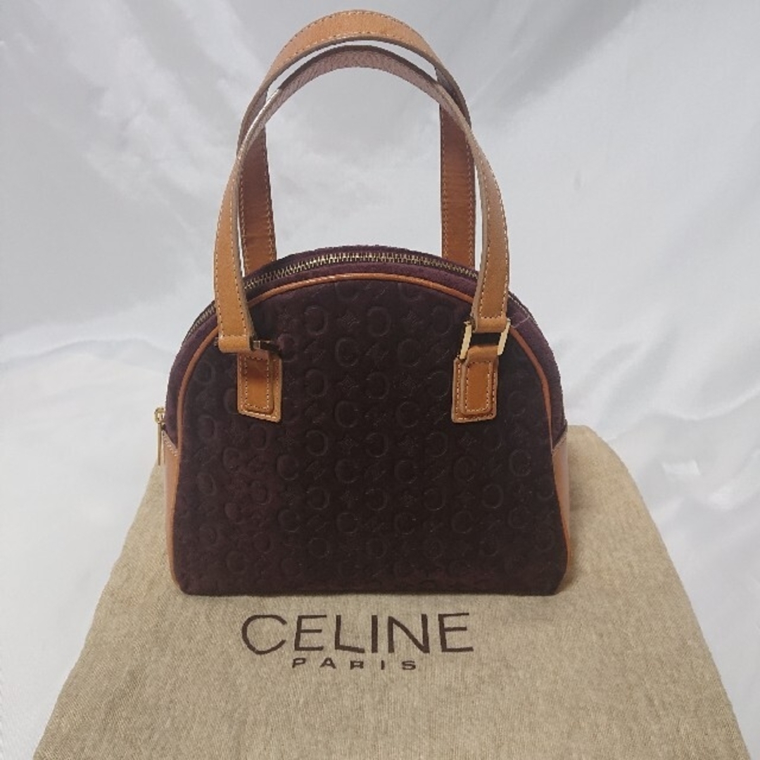 CELINE マカダム トリオンフ ミニハンドバッグ