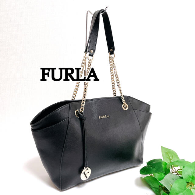 ☆値下げしました☆美品　フルラ　FURLA   ショルダーバッグ　チェーン素材レザー