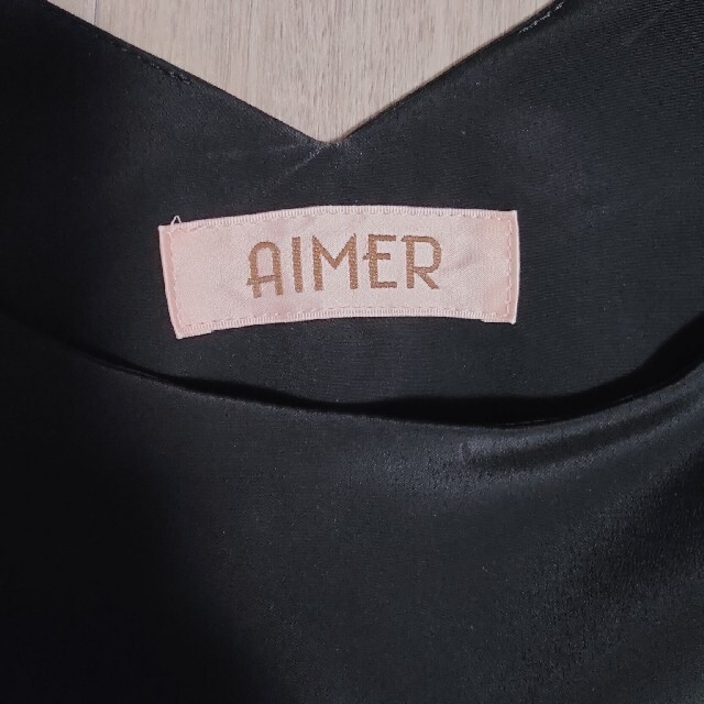 AIMER(エメ)の【最終値下】美品 Aimer ドレス 結婚式 顔合わせ お呼ばれ お出かけ レディースのワンピース(ひざ丈ワンピース)の商品写真