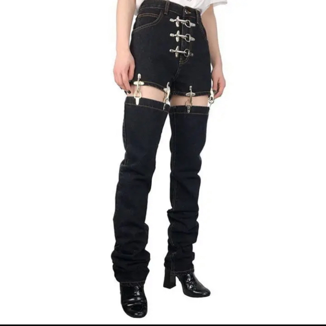 新品未使用】M.Y.O.B FIREMAN PANTS ブラックデニム 直営店に限定 62.0