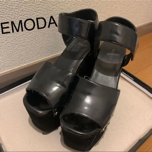 EMODA(エモダ)のEMODA バルキーコンビネーションサンダル レディースの靴/シューズ(サンダル)の商品写真