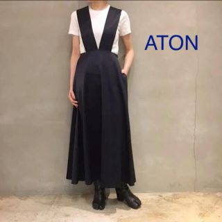 ロンハーマン(Ron Herman)のATON CHINTZ WOOL PINAFORE DRESS　 (ロングワンピース/マキシワンピース)