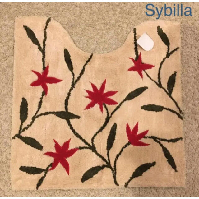 再入荷◎新品【Sybilla】アメリア  トイレマット単品　シビラ  SENKO インテリア/住まい/日用品のラグ/カーペット/マット(トイレマット)の商品写真