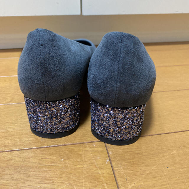 TSUMORI CHISATO(ツモリチサト)のツモリチサト　スエード　ヒールパンプス レディースの靴/シューズ(ハイヒール/パンプス)の商品写真
