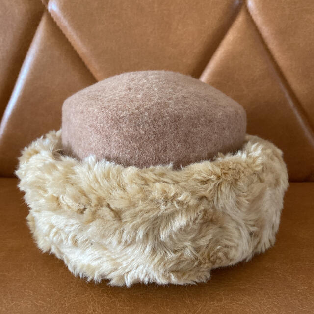 カオリノモリ　モーリエヒトミ　ファー　トーク帽 | フリマアプリ ラクマ