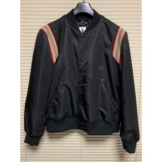 バーバリー(BURBERRY)の新品【 BURBERRY 】アイコンストライプトリム ボマージャケット L(ブルゾン)