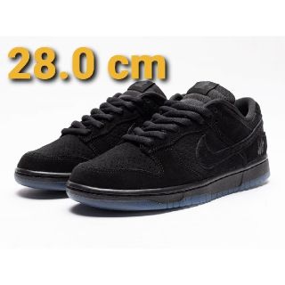 ナイキ(NIKE)のUNDEFEATED × NIKE DUNK LOW SP "BLACK"(スニーカー)