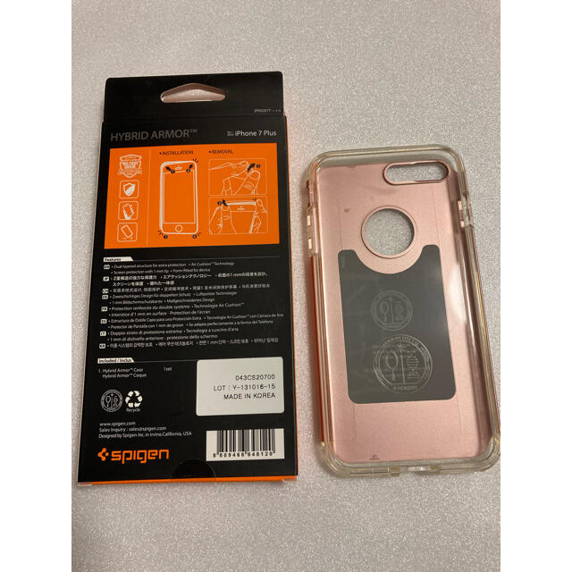 Spigen(シュピゲン)のiPhone7 Plus ケース 対応 二重構造 米軍MIL規格取得 耐衝撃 スマホ/家電/カメラのスマホアクセサリー(iPhoneケース)の商品写真