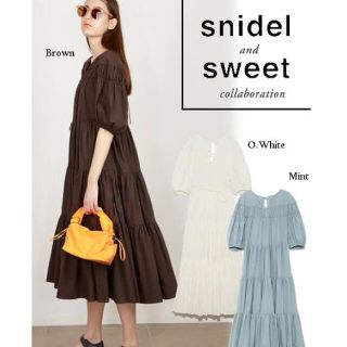 スナイデル(SNIDEL)のsnidel ティアードコットンワンピース(ロングワンピース/マキシワンピース)