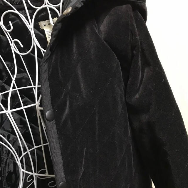 RGS キルティングフード付ジャケット　ブラック レディースのジャケット/アウター(その他)の商品写真