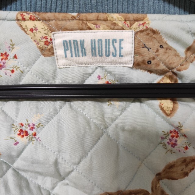 PINK HOUSE(ピンクハウス)のPINK HOUSE　ブルゾン　ブルー　レディース　古着　ピンクハウ　ビンテージ レディースのジャケット/アウター(ブルゾン)の商品写真