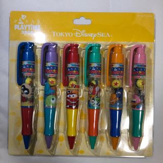 ディズニー(Disney)のDisney ディズニー ピクサー ボールペン 黒 文房具(キャラクターグッズ)