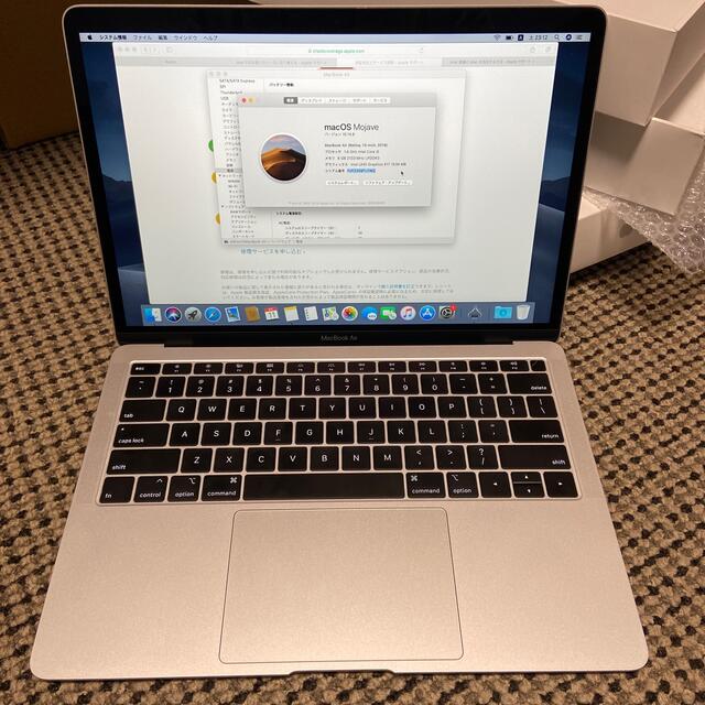 Mac book air 2019 シルバー corei5 128GB USキー