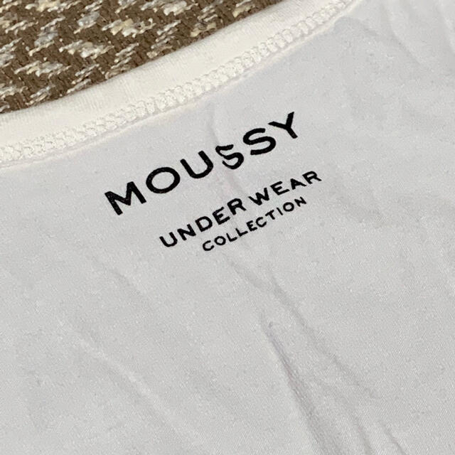 moussy(マウジー)の【新品未使用】moussy カットソー インナー ロンＴ レディースのトップス(Tシャツ(長袖/七分))の商品写真