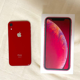 アイフォーン(iPhone)のiPhone XR 256GB product RED SIMフリー(スマートフォン本体)