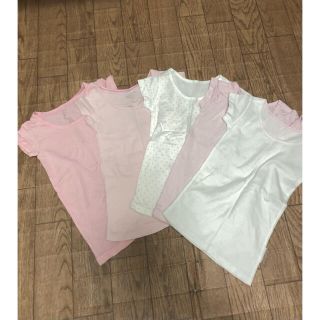 ユニクロ(UNIQLO)のUNIQLO 80cm 肌着 ヒートテック 5枚セット(肌着/下着)