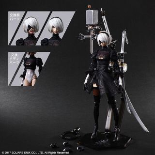 ニーアオートマタ　2B フィギュア　プレイアーツ改(ゲームキャラクター)