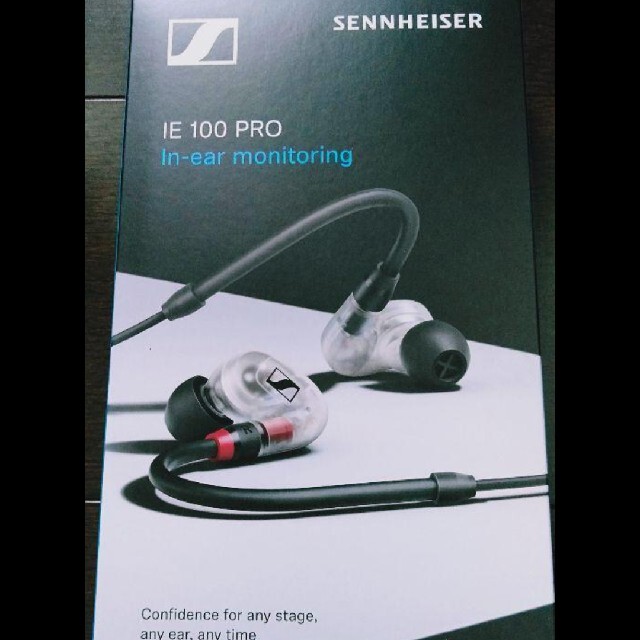 SENNHEISER(ゼンハイザー)のSENNHEISER IE 100 PRO クリアカラー スマホ/家電/カメラのオーディオ機器(ヘッドフォン/イヤフォン)の商品写真