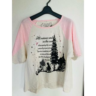 【Joky gal】プリント Tシャツ (Mサイズ)(Tシャツ/カットソー(半袖/袖なし))