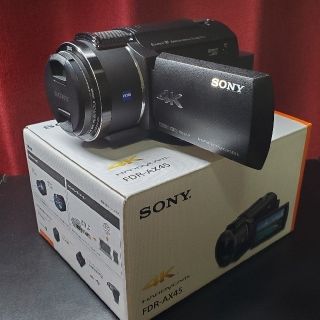 ソニー(SONY)の付属品多数ソニー デジタル4Kビデオカメラ FDR-AX45 ブラック(ビデオカメラ)