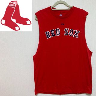 RED SOX Tシャツ【袖なし】(Tシャツ/カットソー(半袖/袖なし))