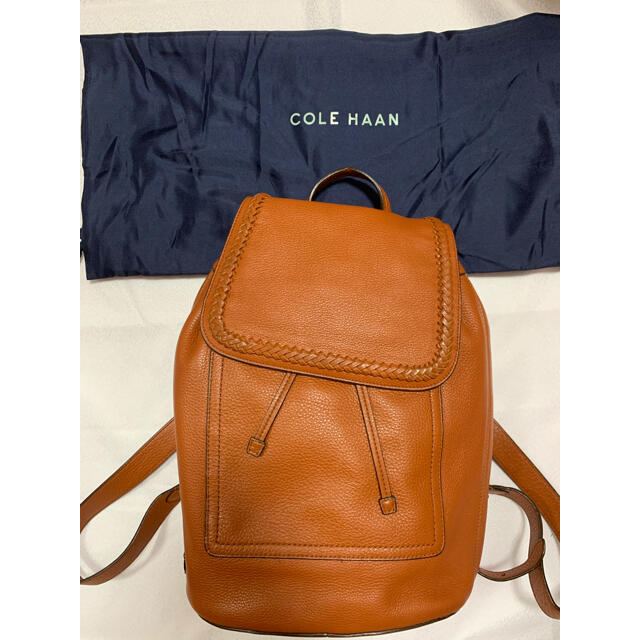 『美品 新品未使用』COLE HAAN 本革 リュック バッグCOLEHAAN