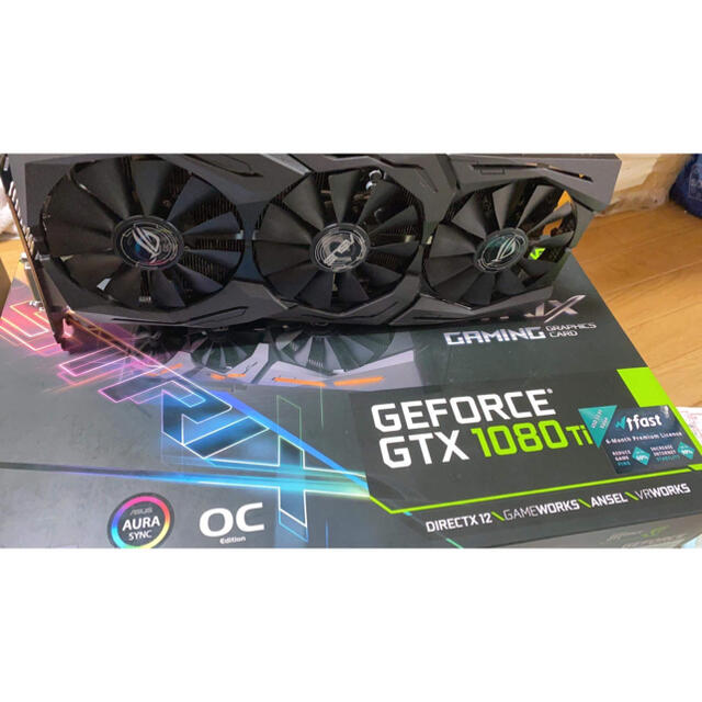 スマホ/家電/カメラGTX1080ti ASUS ROG STRIX ジャンク品