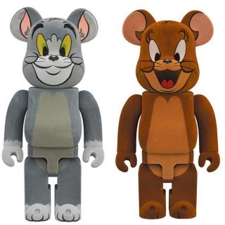 メディコムトイ(MEDICOM TOY)のBE@RBRICK TOM AND JERRY　1000%　2体セット　(キャラクターグッズ)