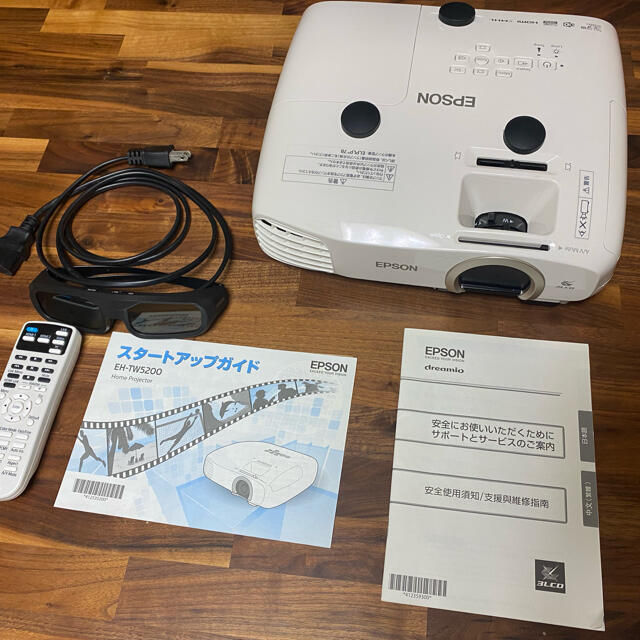 EPSON EPSON EH-TW5200  3Dメガネ ELPG03の通販 by おが# エプソンならラクマ 【送料無料】 