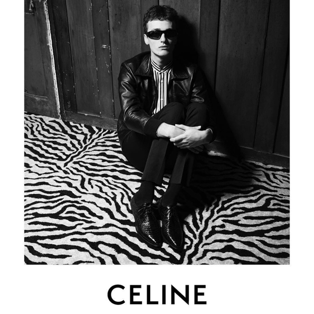 期間限定特別価格 celine CELINE エディ着用 新品未使用 セリーヌレザージャケットサイズ44 レザージャケット