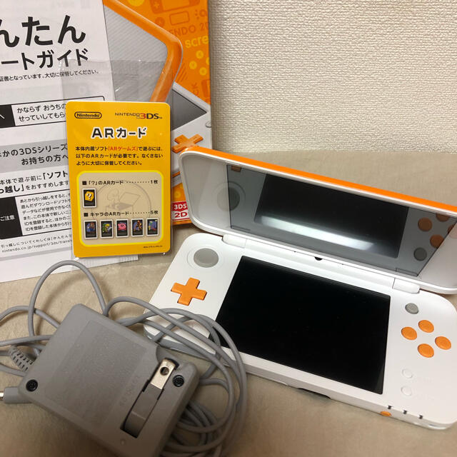 Nintendo_3DSNintendo ゲーム機本体 ニンテンドー 2DS LL ホワイト/オレンジ