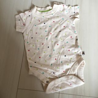 ベビーギャップ(babyGAP)のロンパース 肌着　ベビーギャップbabygap 60 3-6カラフルスター柄星(ロンパース)