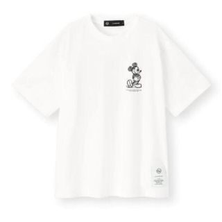 ジーユー(GU)のGU　アンダーカバー　グラフィックTシャツ　ディズニー　ホワイトＬサイズ(Tシャツ/カットソー(半袖/袖なし))