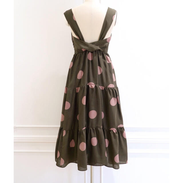 期間限定　Herlipto Polka Dot Open Back Dress