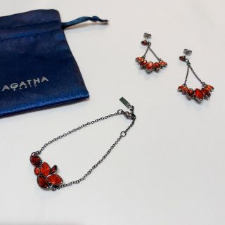 AGATA #ピアス#ネックレス#ブレスレット セット