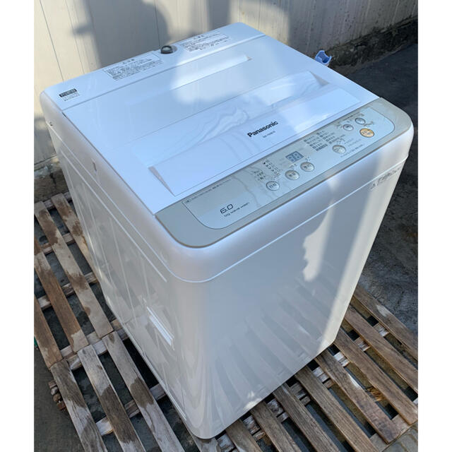 送料込 Panasonic 美品 2017年製 全自動洗濯機 6kg NA