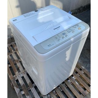 パナソニック(Panasonic)の送料込 Panasonic 美品 2017年製 全自動洗濯機 6kg NA(洗濯機)