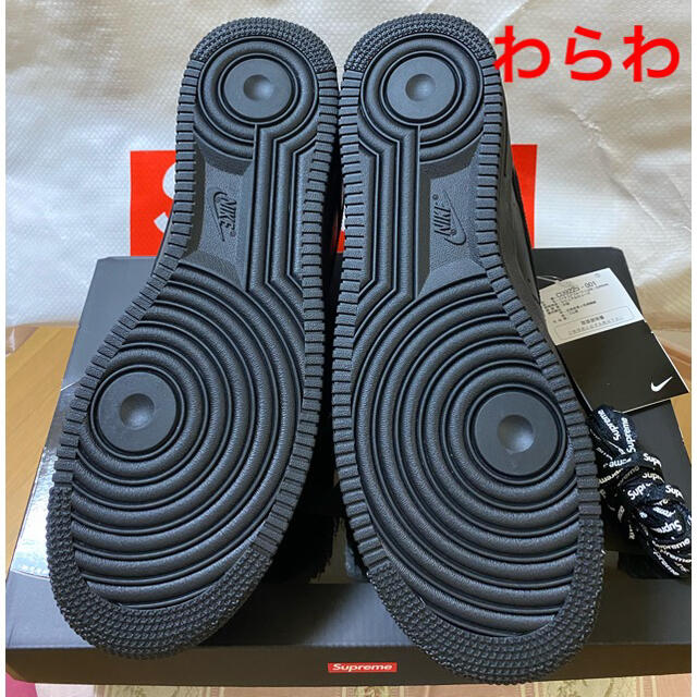 Supreme(シュプリーム)の新品　シュプリーム　ナイキ　エアフォース1 ブラック　28.5cm メンズの靴/シューズ(スニーカー)の商品写真