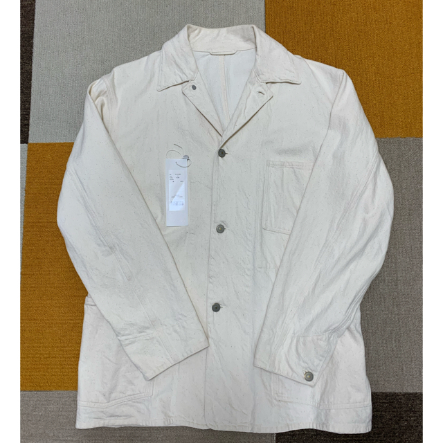 COMOLI(コモリ)のcomoli デニムワークジャケット エクリュ ecru コモリ メンズのジャケット/アウター(Gジャン/デニムジャケット)の商品写真