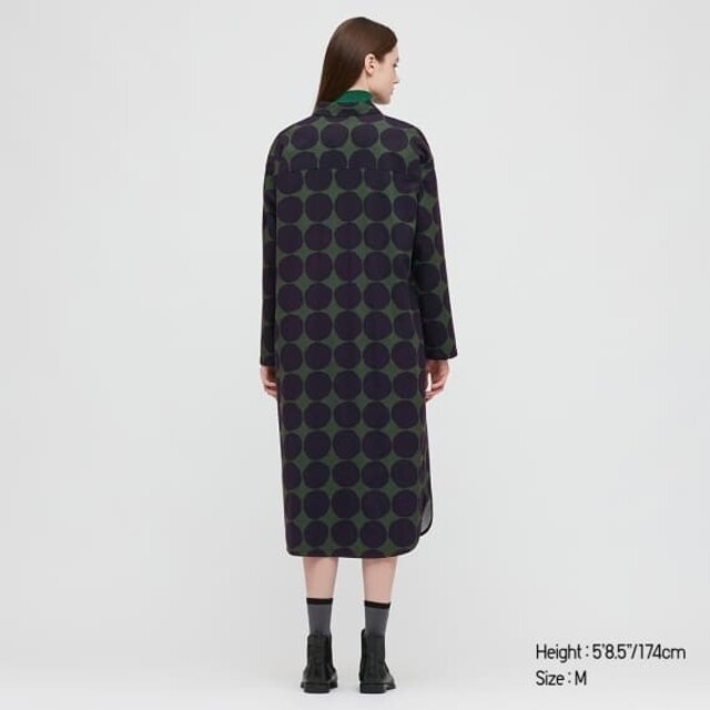 marimekko(マリメッコ)のL サイズ　marimekko  ユニクロ コラボ ワンピース  マリメッコ レディースのワンピース(ひざ丈ワンピース)の商品写真