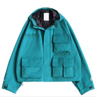 #SHAREEF GROSGRAIN HOODIE BLOUSON