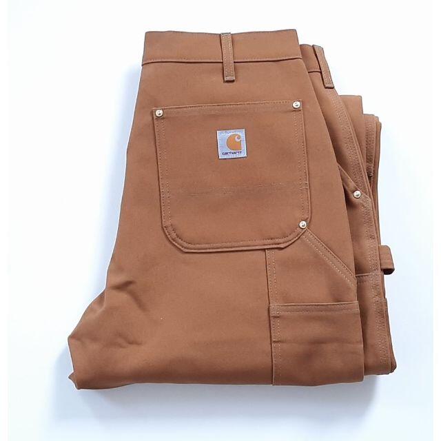 carhartt(カーハート)のUSA製 カーハート Carhartt B01 W32L30 ダブルニー BRN メンズのパンツ(ペインターパンツ)の商品写真