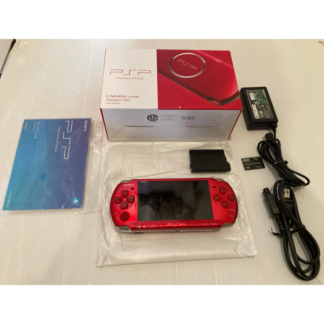 秋田市 ☆新品同様 超美品 PSP-3000 ラディアントレッド