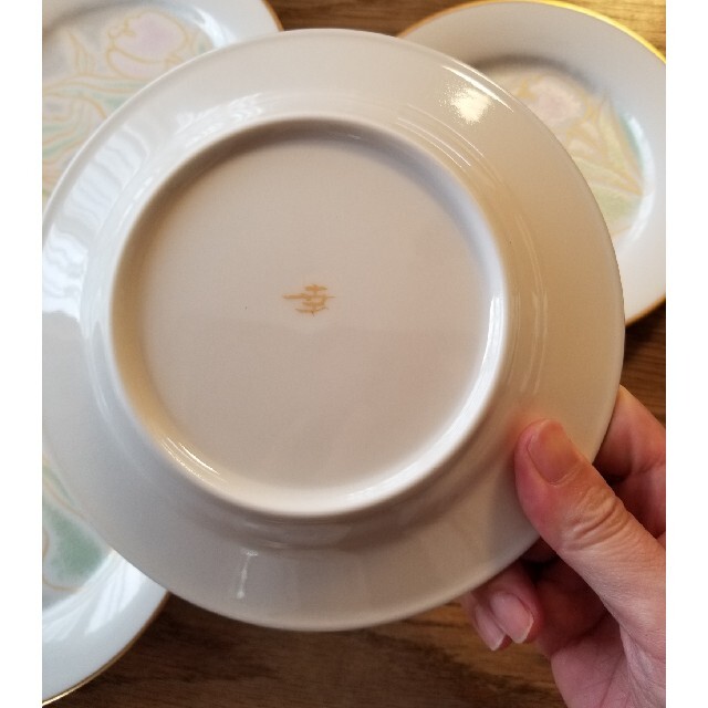 九谷青窯(クタニセイヨウ)のアンティーク　皿　7枚セット 銘銘皿 インテリア/住まい/日用品のキッチン/食器(食器)の商品写真
