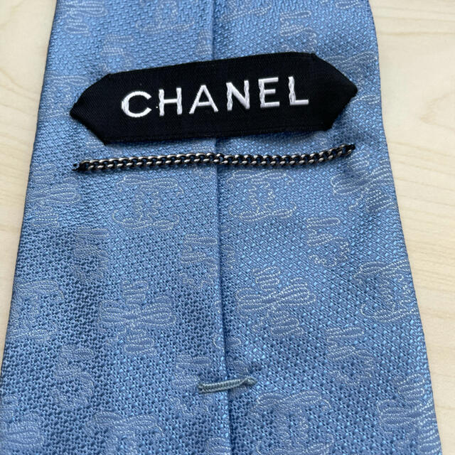 CHANEL(シャネル)のCHANEL ネクタイ　ブルー メンズのファッション小物(ネクタイ)の商品写真