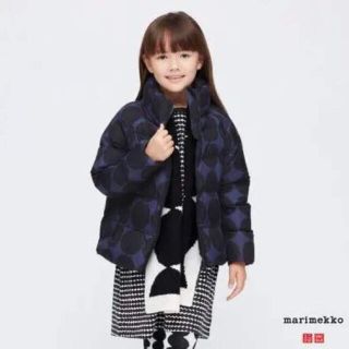 マリメッコ(marimekko)の新品未使用タグ付きUNIQLO×MARIMEKKO海外限定ダウンジャケット120(ジャケット/上着)