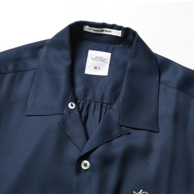 BEDWIN(ベドウィン)のS/S OPEN COLLAR BOWLING SHIRT “MARSHALL” レディースのトップス(シャツ/ブラウス(半袖/袖なし))の商品写真