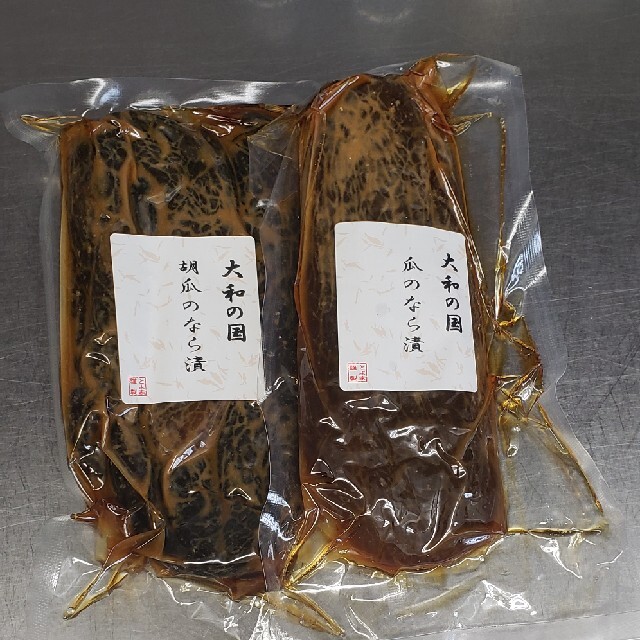 国産奈良漬け　瓜と胡瓜のセット 食品/飲料/酒の加工食品(漬物)の商品写真